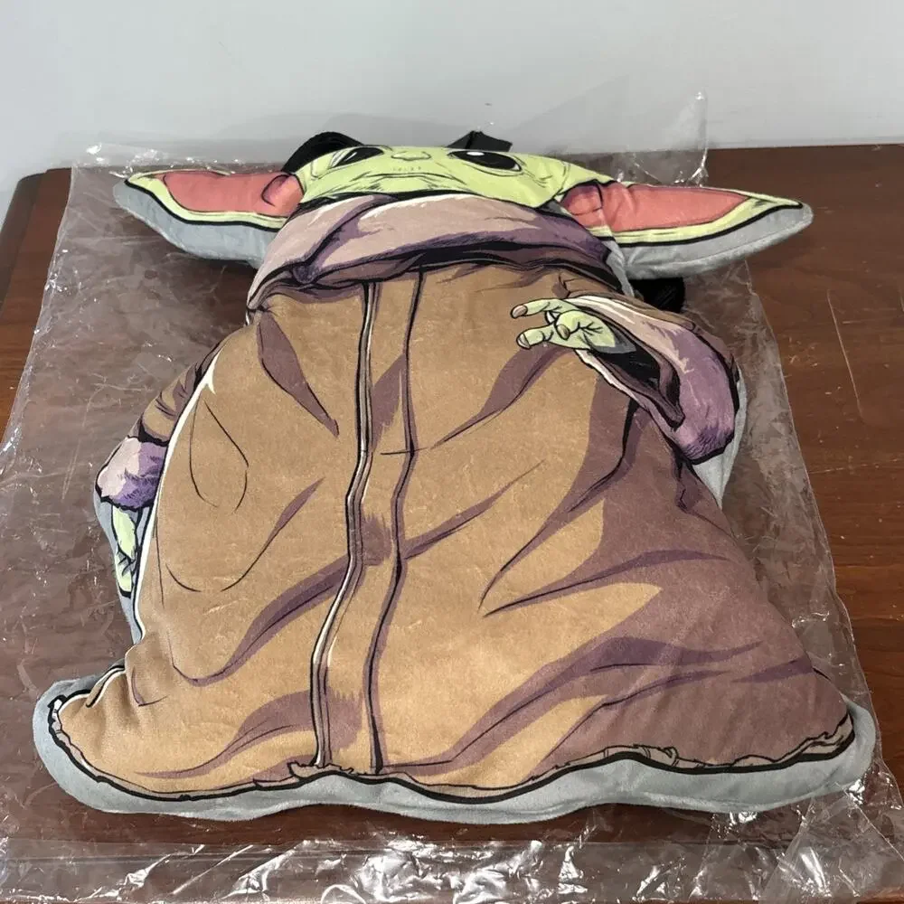 The Child Star Wars Baby Yoda Grogu Mandalorian 3D Plush Backpack Bag Cosplay
